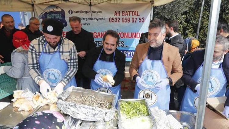 Şile Hamsi Festivali’nde 5 ton hamsi dağıtıldı