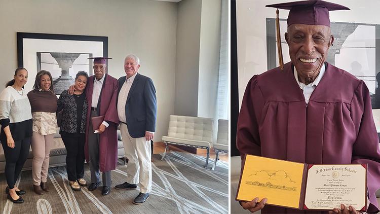 ABDli adam 101 yaşında lise diploması aldı