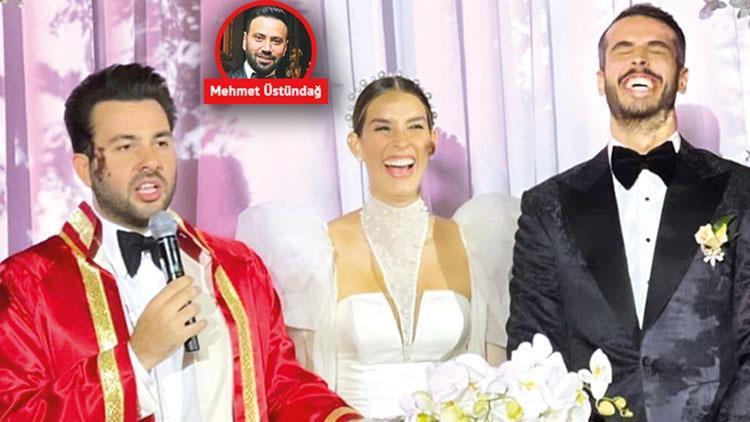 Dila Tarkan ve Dağhan Doğruer’in nikahında Engincan Ural şov