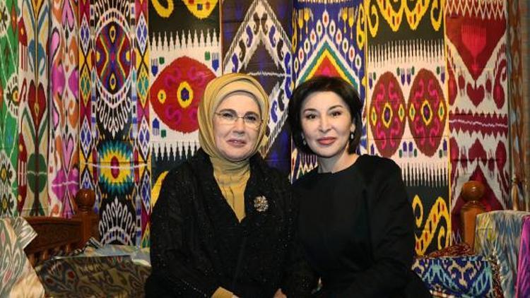 Emine Erdoğan, Taşkent’te el işi sanatları müzesini ziyaret etti