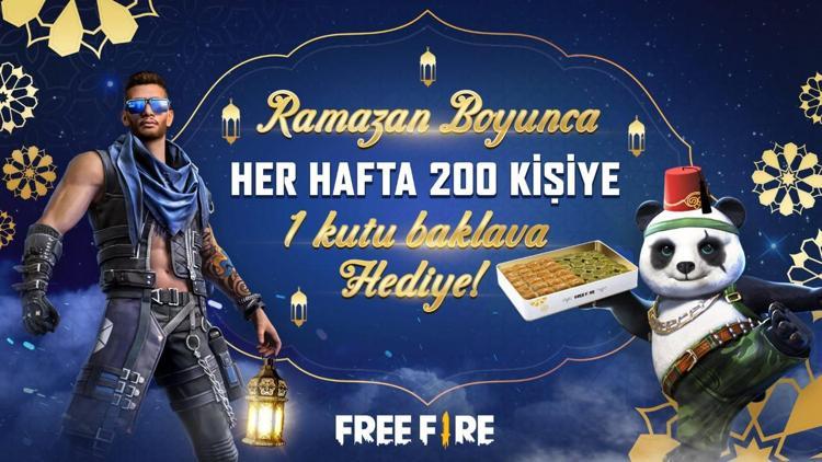 Free Fire, Ramazan’da oyunculara 1 ton baklava dağıtacak