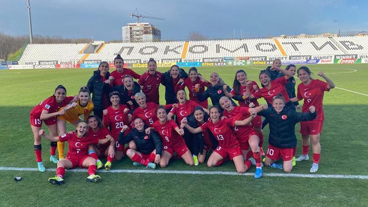 A Milli Kadın Futbol Takımı, Bulgaristanı 2 golle yendi