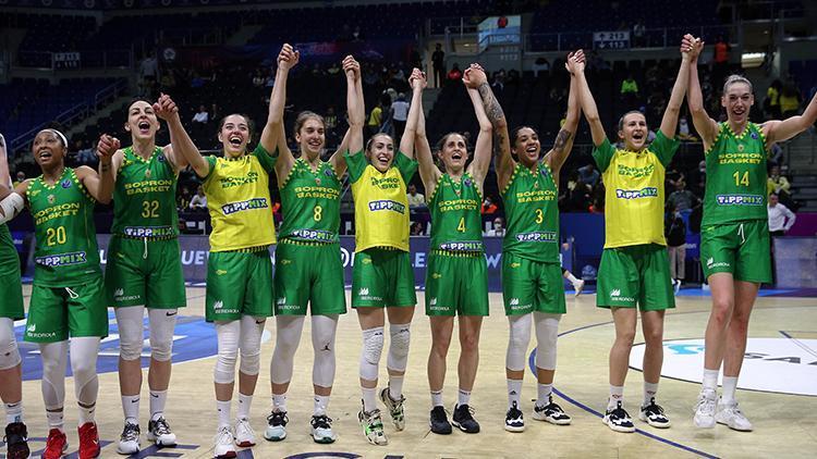 Kadınlar EuroLeaguede ilk finalist Sopron Basket
