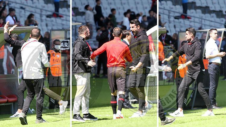 Son dakika: Volkan Demirelden çok hırslı gol sevinci Ofsayt bayrağına takıldı...