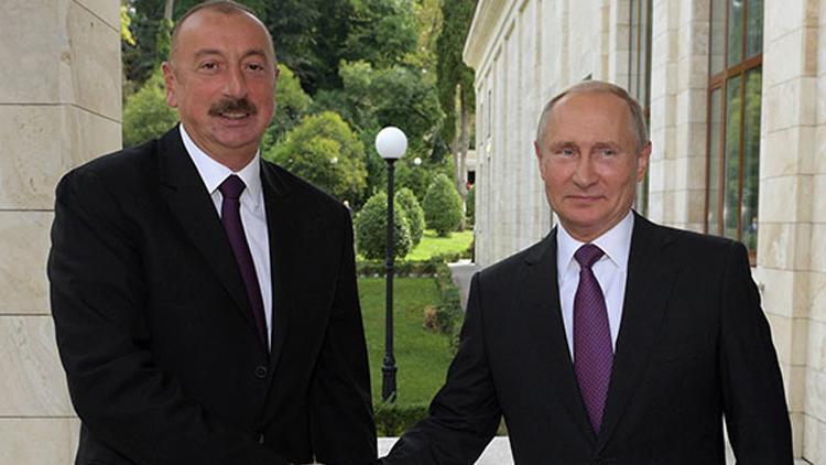 Azerbaycan Cumhurbaşkanı Aliyev, Putin ile görüştü