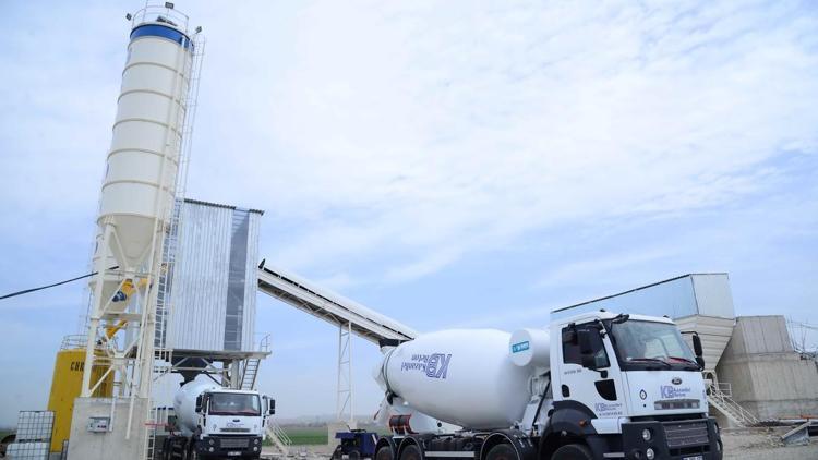 Kahramankazan’da beton üretimi başladı