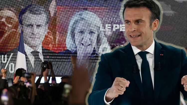 Son dakika: Fransada ilk tur Macronun Le Peni geride bıraktı... İkinci tur 24 Nisanda