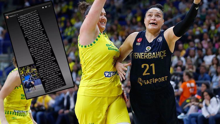 Euroleague finalini kaybeden Fenerbahçe Safiportta Kayla McBride ortalığı karıştırdı Zehirlendik iddiası...