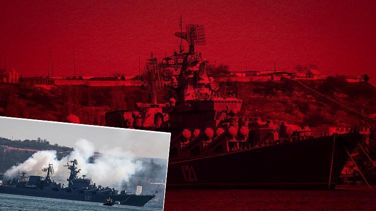 Ukrayna Rus gemisi Moskvayı vurmuştu... Rusyadan açıklama geldi: Gemi battı