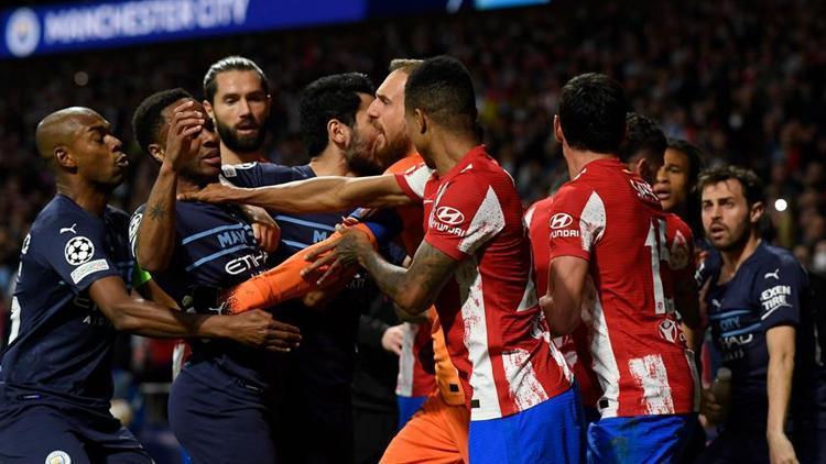 Bunun adı maç değil savaş Dünya Atletico Madrid - Manchester City kapışmasını konuşuyor