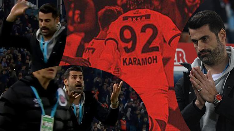 Trabzonspor-Fatih Karagümrük maçında ilginç anlar Volkan Demirel çılgına döndü, frikik golü geldi