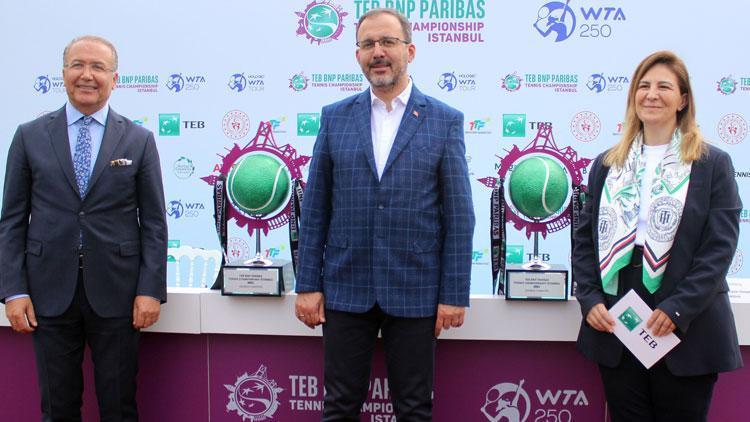 TEB BNP Paribas Tennis Championship İstanbul Kadınlar Tenis Turnuvası’nın tanıtım toplantısı yapıldı