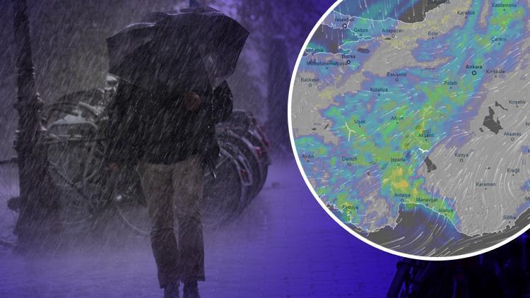 Son dakika... Meteorolojiden yeni hava durumu raporu Gök gürültülü sağanak ve toz taşınımı alarmı