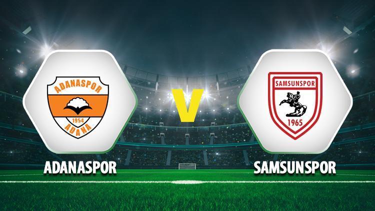 Adanaspor Samsunspor maçı saat kaçta, hangi kanalda