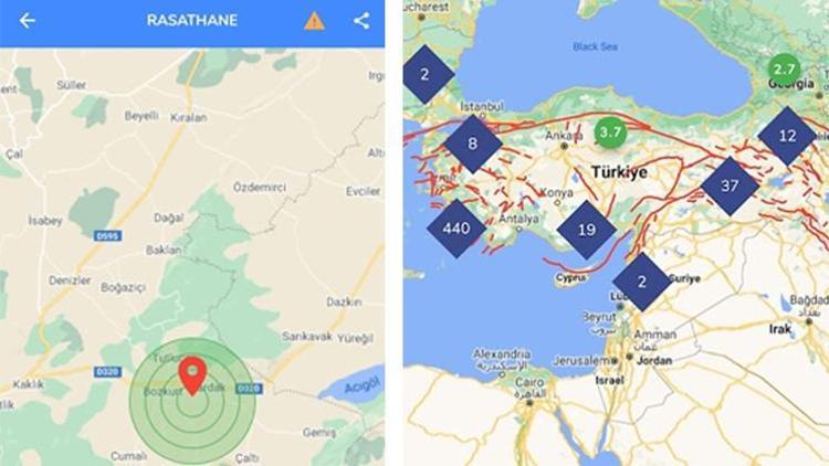 Deprem bilgileri ‘cep’te