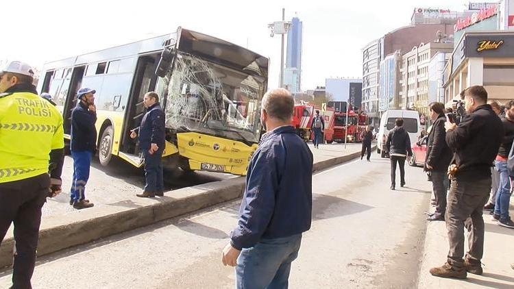 2 İETT otobüsü dün yürekleri ağza getirdi