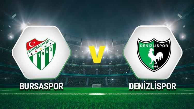 Bursaspor Denizlispor maçı saat kaçta, hangi kanalda