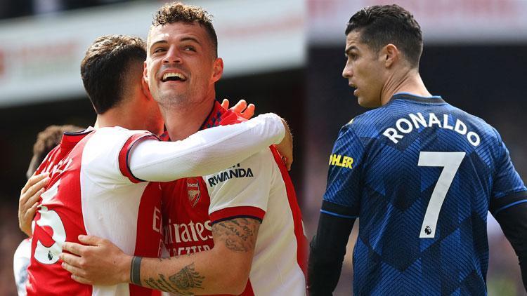 Arsenal Manchester Unitedı devirdi Çocuğunu kaybeden Ronaldoya destek...