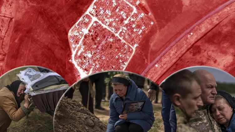 Buçada yeni toplu mezar Cansız bedenleri kömürleşmiş halde bulundu...