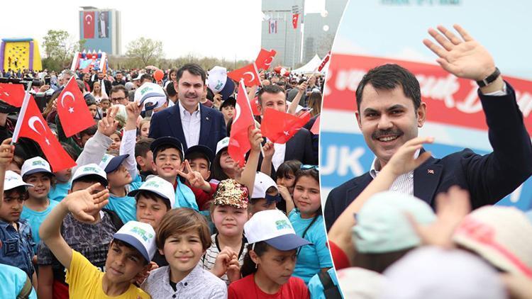 Bakan Kurum gençlerle iftarda buluştu... Çevre ve Çocuk Şenliği’ne katıldı