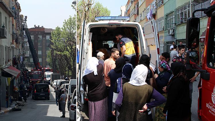 Beyoğlunda yangın: Engelli genci mahalle sakinleri kurtardı