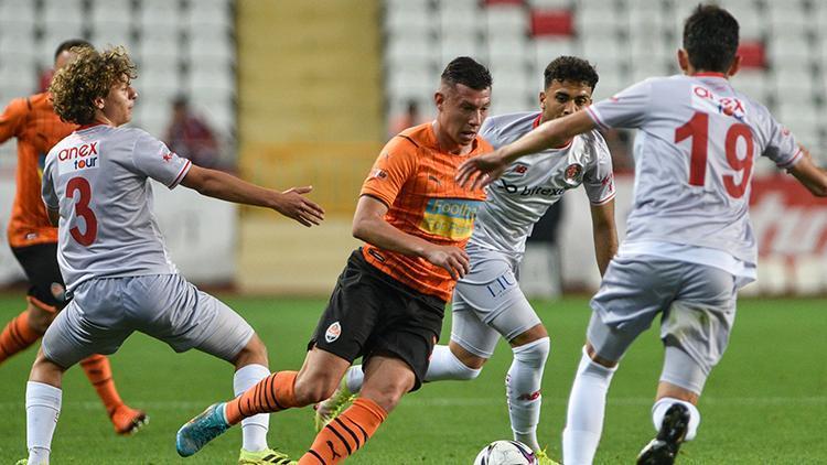 Dostluk maçında Antalyaspor, Shakhtar Donetske mağlup oldu