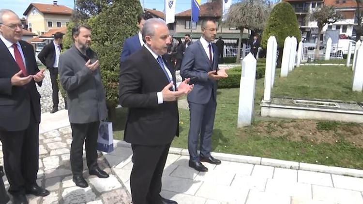 Şentop, Saraybosna’da Kovaçi Şehitliği’ni ziyaret etti