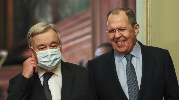 BM Genel Sekreteri Rusyada Guterres ve Lavrovdan ortak açıklama