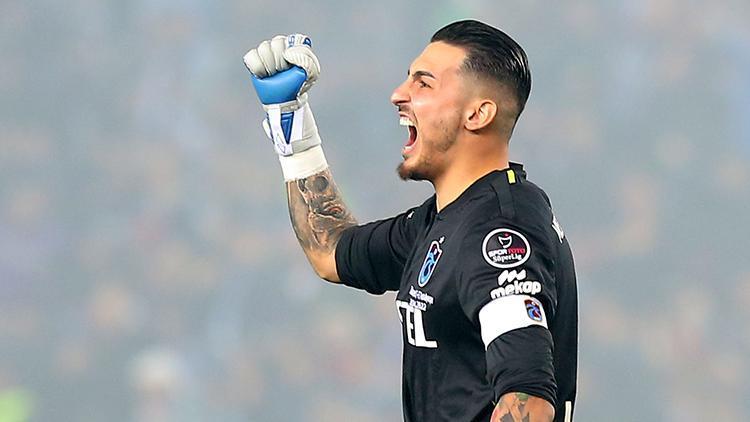 Trabzonspor - Antalyaspor maçında Uğurcan Çakır penaltıda kalesini gole kapattı