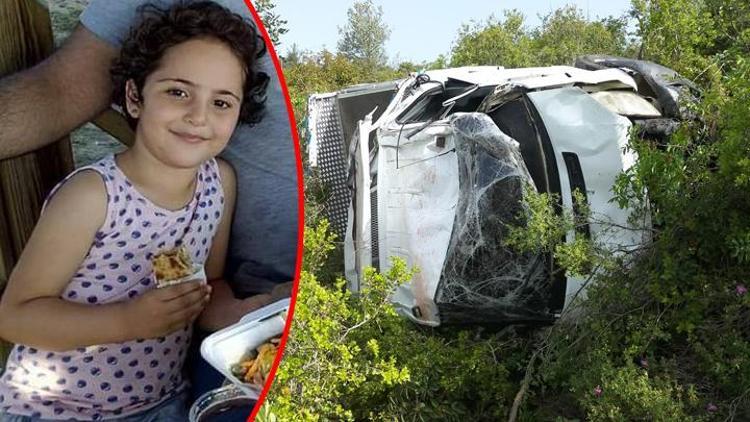 Bayram ziyareti yolunda kahreden kaza 8 yaşındaki Erva hayatını kaybetti