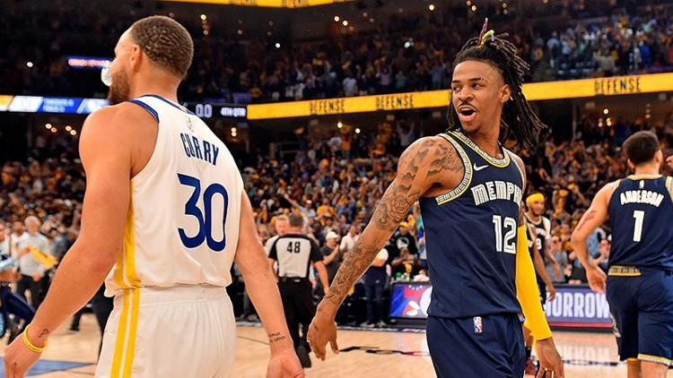 Ja Morant 47 sayı attı, Curryye gözdağını verdi