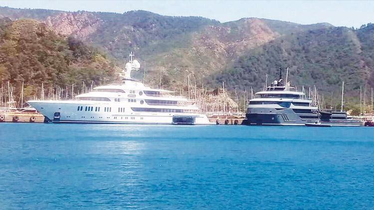 Rus oligarkların yatları Bodrum ve Marmaris’te