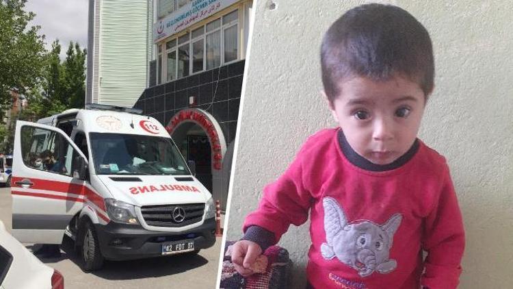 Konyada 1,5 yaşındaki bebeğin kahreden ölümü Su dolu kovaya düştü