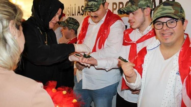Zeytinburnu’ndan ‘Engelliler Haftası’na özel temsili askerlik töreni