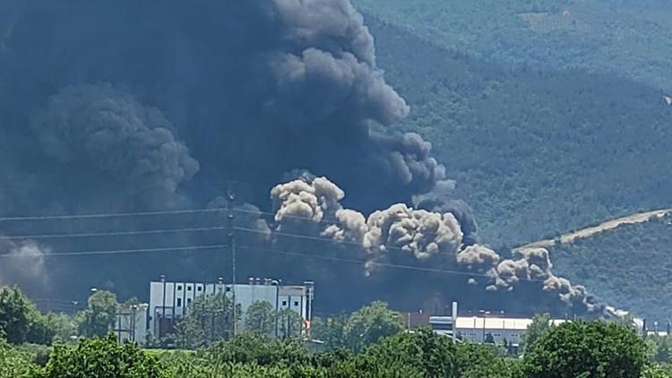 Bursa’da Barakfakih Organize Sanayi Bölgesinde yangın