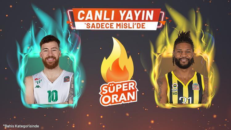 Bursaspor - Fenerbahçe Beko CANLI YAYINLA Misli.comda Süper Oran iddaa fırsatını kaçırma...
