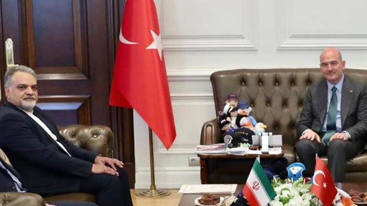 Bakan Soylu, İranın Ankara Büyükelçisi Farazmandı kabul etti