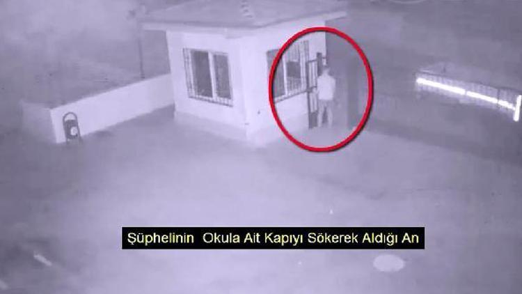 Okul ve site kapılarını böyle çaldı Şüpheli yakalandı