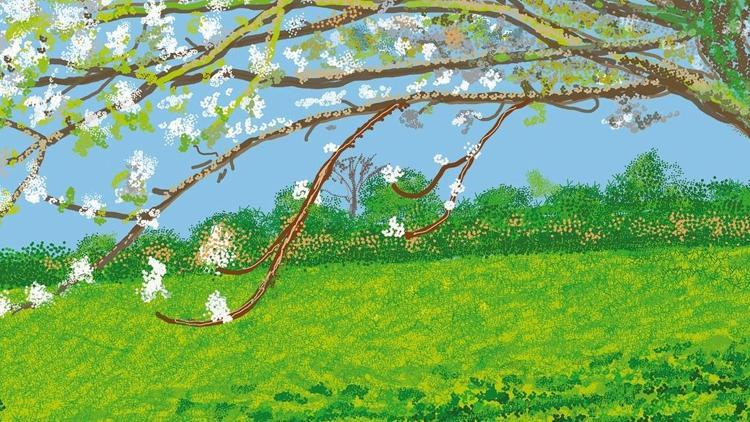 Bir bahar ayini: David Hockney