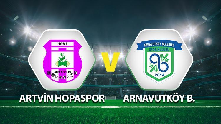 Artvin Hopaspor Arnavutköy Belediye maçı ne zaman saat kaçta hangi kanalda