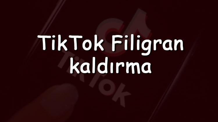 TikTok Filigran kaldırma ve silme işlemi nasıl yapılır TikTokda filigransız video nasıl indirilir