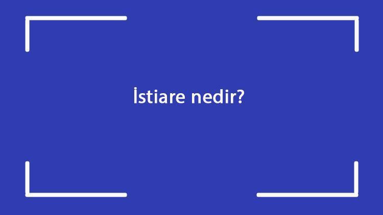 İstiare nedir Edebiyatta söz sanatı istiare (eğreltileme) özellikleri nelerdir