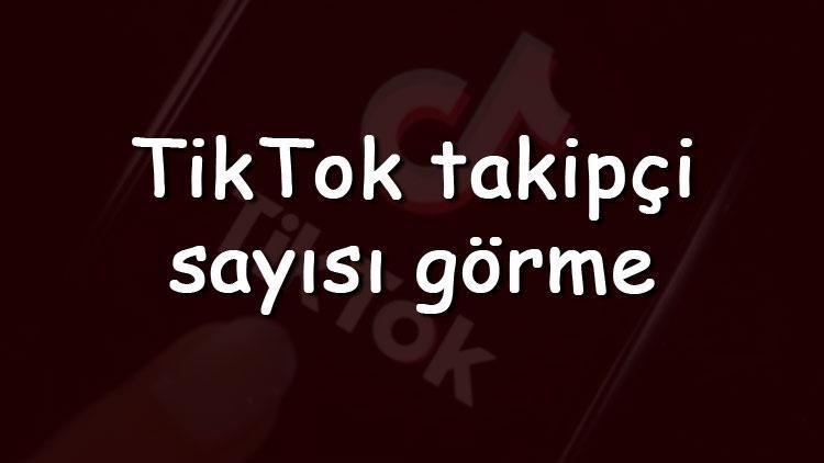 TikTok takipçi sayısı görme - TikTok Follower Count nedir ve ne işe yarar