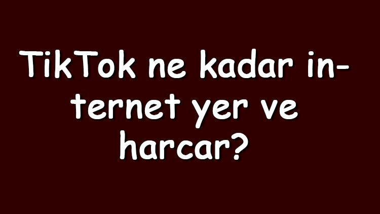 TikTok ne kadar internet yer ve harcar TikTokda canlı yayın izlemek çok internet harcar mı