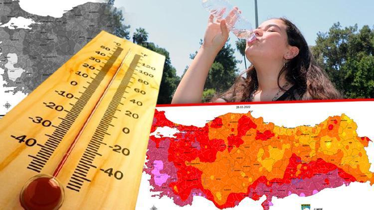 Son dakika... Meteoroloji sıcaklık haritasını paylaştı Aşırı sıcak hava uyarısı: Hafta sonuna dikkat