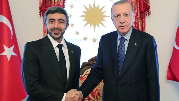Cumhurbaşkanı Erdoğan, Zayid Al Nahyanı kabul etti