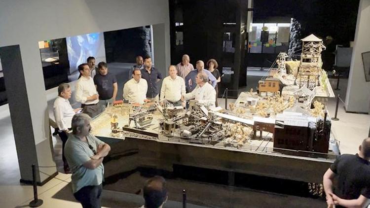 Alman heyet Türkiye’nin ilk maden müzesini gezdi