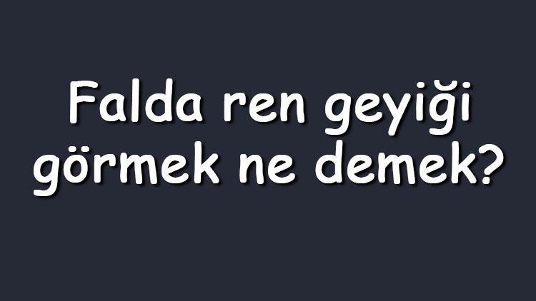 Falda ren geyiği görmek ne demek Kahve falında ren geyiği kafası ve boynuzu çıkması