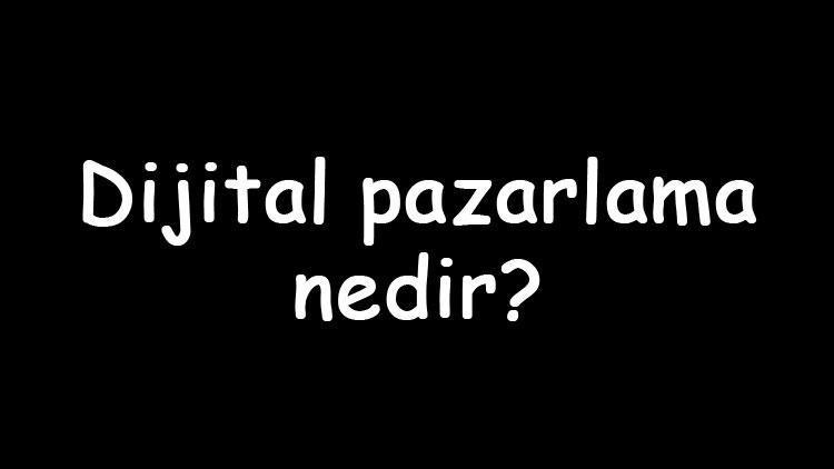 Dijital pazarlama nedir Ne iş yapar Dijital pazarlama nasıl öğrenilir