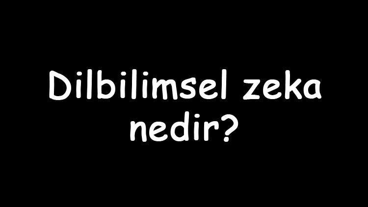 Dilbilimsel zeka nedir Özellikleri nelerdir Müzikal ve dilbilimsel zeka örnekler